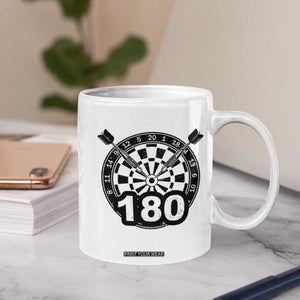 Funny Darts Max 180 Coffee Mug Dartist Darts Lover Gift TS12 Print Your Wear