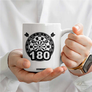 Funny Darts Max 180 Coffee Mug Dartist Darts Lover Gift TS12 Print Your Wear