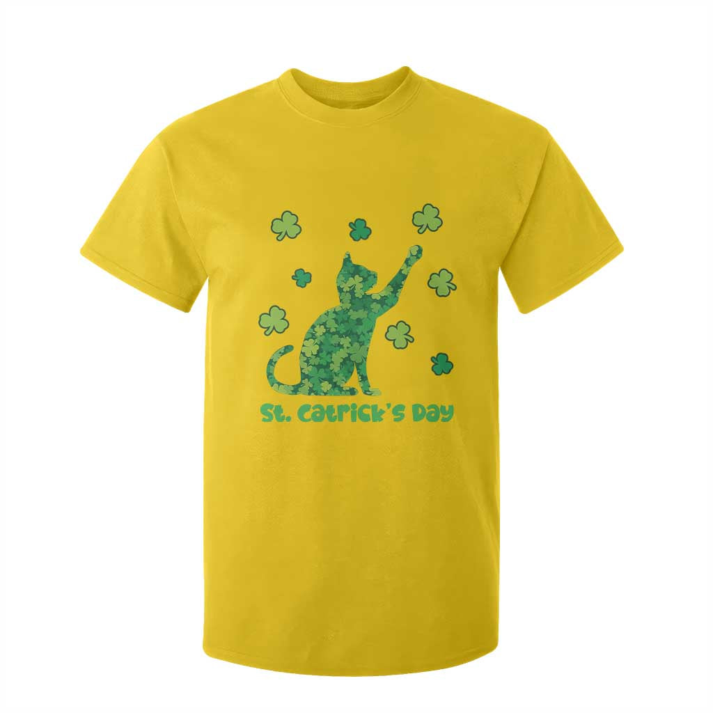 Funny St Catricks Day T Shirt For Kid Lucky Shamrock Cat Saint Pattys TS12 Daisy Print Your Wear