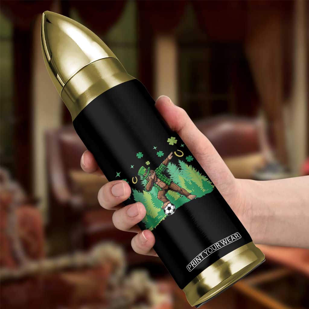 Lucky Sasquatch Soccer Player Bullet Tumbler Funny St Patricks Day Gift TS12 Print Your Wear