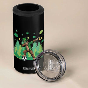 Lucky Sasquatch Soccer Player 4 in 1 Can Cooler Tumbler Funny St Patricks Day Gift TS12 Print Your Wear