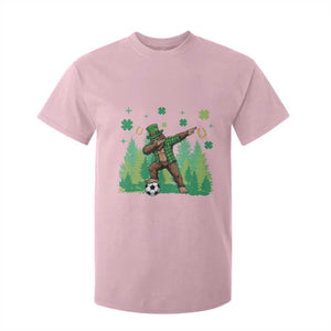 Lucky Sasquatch Soccer Player T Shirt For Kid Funny St Patricks Day Gift TS12 Light Pink Print Your Wear