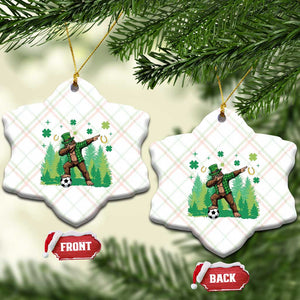 Lucky Sasquatch Soccer Player Ceramic Ornament Funny St Patricks Day Gift TS12 Print Your Wear