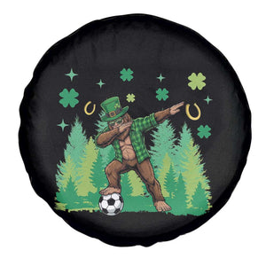 Lucky Sasquatch Soccer Player Spare Tire Cover Funny St Patricks Day Gift TS12 Print Your Wear