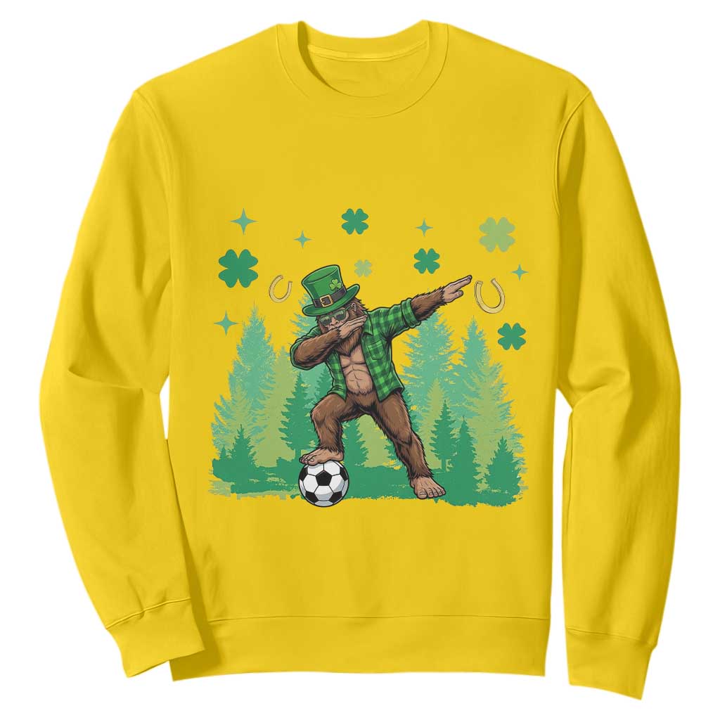 Lucky Sasquatch Soccer Player Sweatshirt Funny St Patricks Day Gift TS12 Daisy Print Your Wear