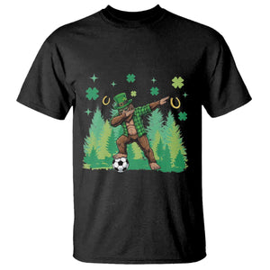 Lucky Sasquatch Soccer Player T Shirt Funny St Patricks Day Gift TS12 Black Print Your Wear