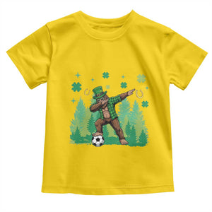 Lucky Sasquatch Soccer Player Toddler T Shirt Funny St Patricks Day Gift TS12 Daisy Print Your Wear