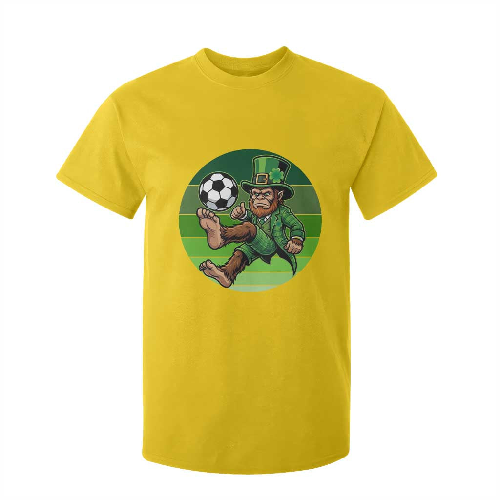 Funny Bigfoot Playing Soccer T Shirt For Kid St Patricks Day TS12 Daisy Print Your Wear