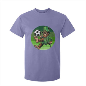Funny Bigfoot Playing Soccer T Shirt For Kid St Patricks Day TS12 Violet Print Your Wear