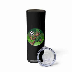 Funny Bigfoot Playing Soccer Skinny Tumbler St Patricks Day TS12 Print Your Wear