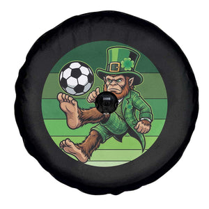 Funny Bigfoot Playing Soccer Spare Tire Cover St Patricks Day TS12 Print Your Wear
