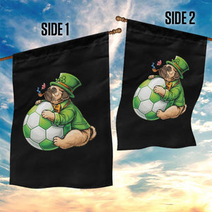 Lucky Pug Soccer Lover Garden Flag St Paddys Day Irish Football Gift TS12 Print Your Wear