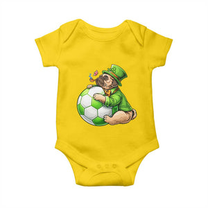 Lucky Pug Soccer Lover Baby Onesie St Paddys Day Irish Football Gift TS12 Daisy Print Your Wear