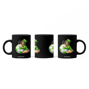 Lucky Pug Soccer Lover Coffee Mug St Paddys Day Irish Football Gift TS12 Print Your Wear