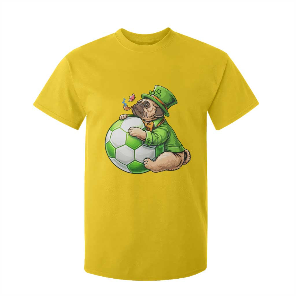 Lucky Pug Soccer Lover T Shirt For Kid St Paddys Day Irish Football Gift TS12 Daisy Print Your Wear