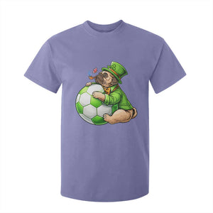 Lucky Pug Soccer Lover T Shirt For Kid St Paddys Day Irish Football Gift TS12 Violet Print Your Wear