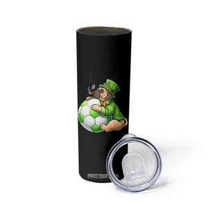 Lucky Pug Soccer Lover Skinny Tumbler St Paddys Day Irish Football Gift TS12 Print Your Wear
