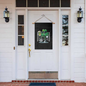 Funny Irish Shamrock Dabbing Soccer Garden Flag St Patricks Day TS12 Print Your Wear