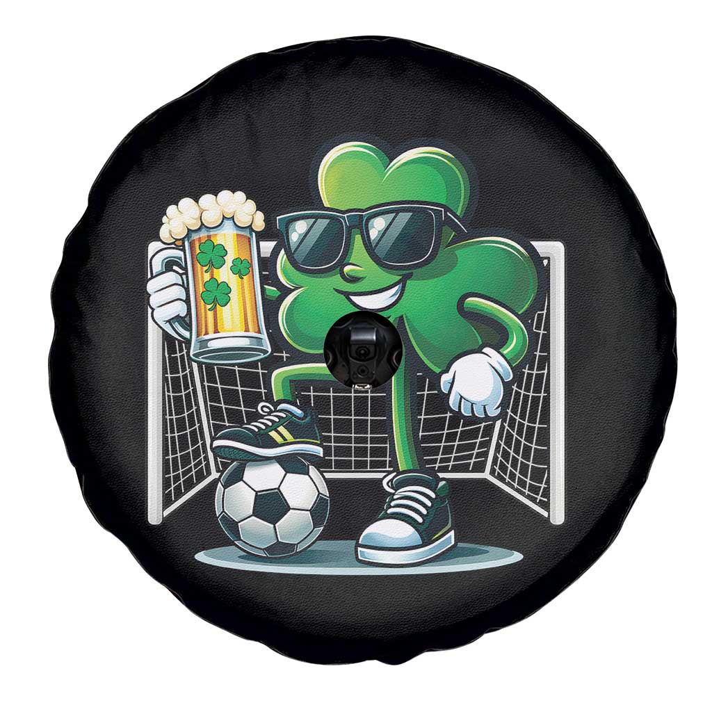 Funny Irish Shamrock Dabbing Soccer Spare Tire Cover St Patricks Day TS12 Print Your Wear