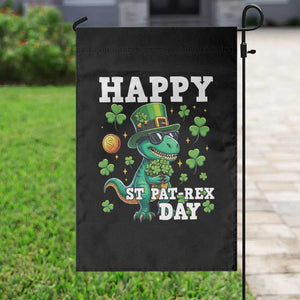 Happy St Pat Rex Day Garden Flag St Patricks Day Dino Lover TS12 Print Your Wear