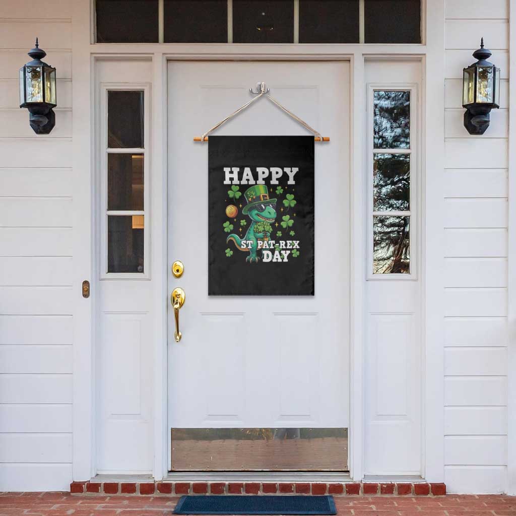 Happy St Pat Rex Day Garden Flag St Patricks Day Dino Lover TS12 Print Your Wear