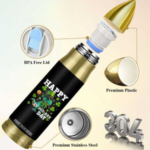 Happy St Pat Rex Day Bullet Tumbler St Patricks Day Dino Lover TS12 Print Your Wear