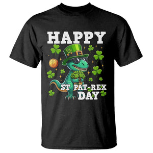 Happy St Pat Rex Day T Shirt St Patricks Day Dino Lover TS12 Black Print Your Wear