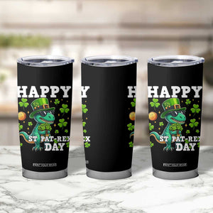 Happy St Pat Rex Day Tumbler Cup St Patricks Day Dino Lover TS12 Print Your Wear