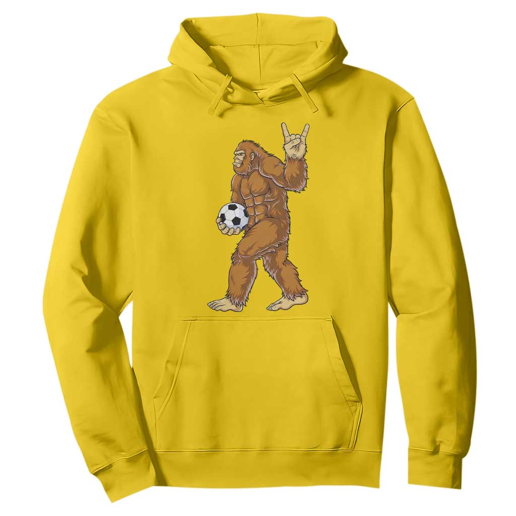 Funny Bigfoot Soccer Player Hoodie Folklore Cryptid Gift TS12 Daisy Print Your Wear
