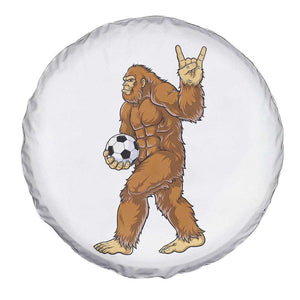 Funny Bigfoot Soccer Player Spare Tire Cover Folklore Cryptid Gift TS12 Print Your Wear