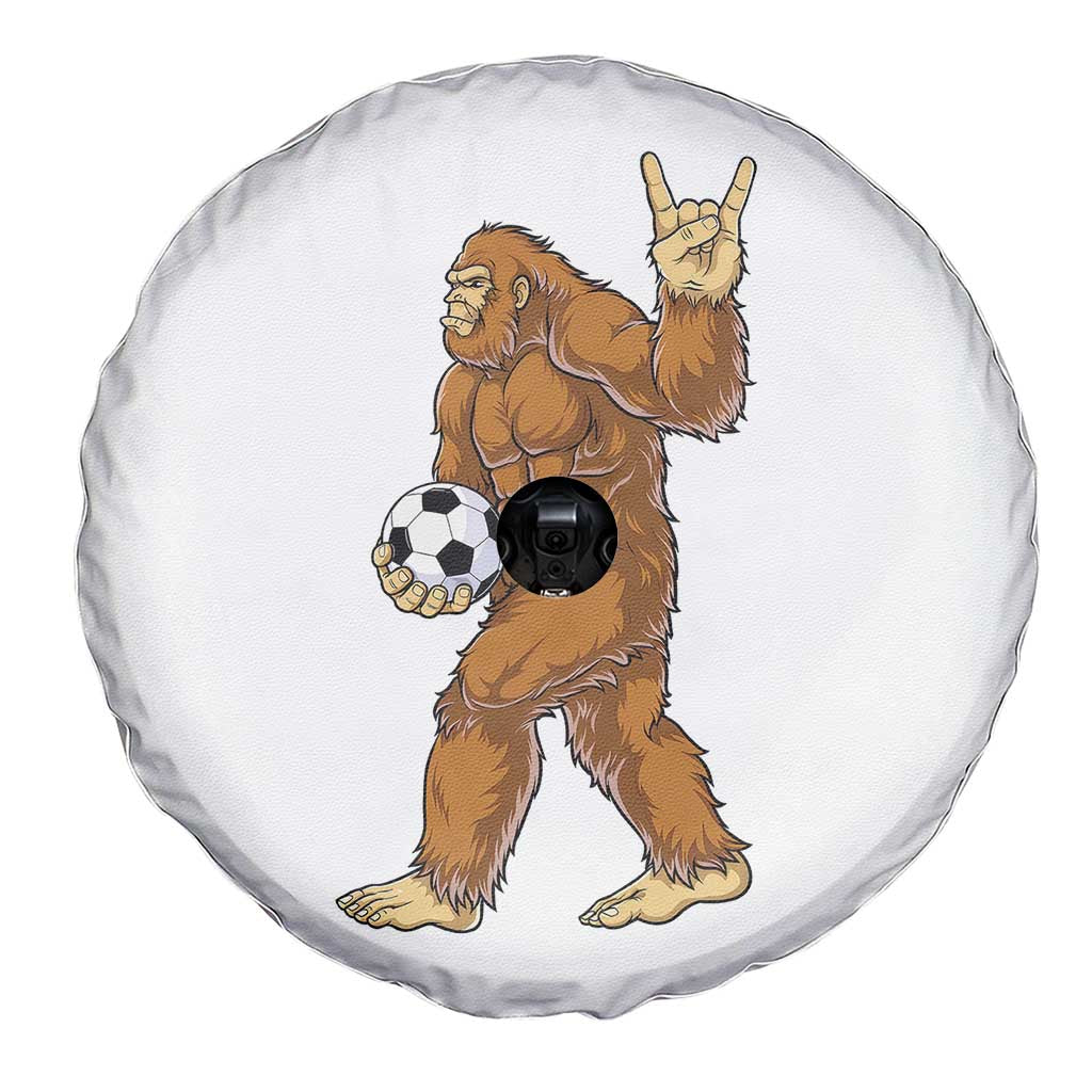 Funny Bigfoot Soccer Player Spare Tire Cover Folklore Cryptid Gift TS12 Print Your Wear