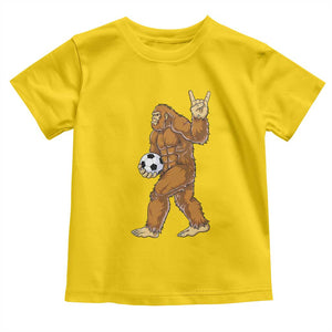Funny Bigfoot Soccer Player Toddler T Shirt Folklore Cryptid Gift TS12 Daisy Print Your Wear