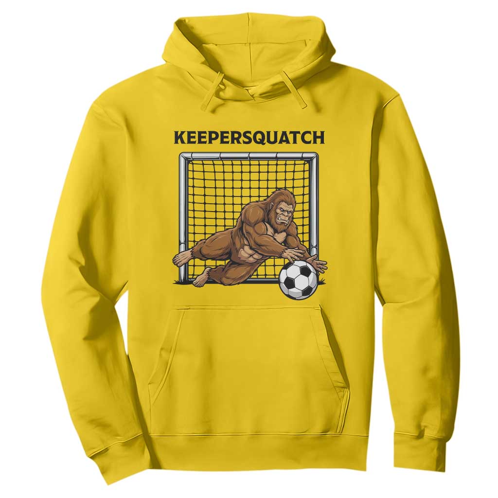 Funny Bigfoot Soccer Goalkeeper Hoodie Keepersquatch TS12 Daisy Print Your Wear