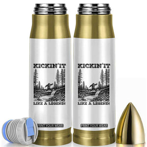 Kickin It Like A Legend Bullet Tumbler Funny Bigfoot Soccer Player TS12 White Print Your Wear