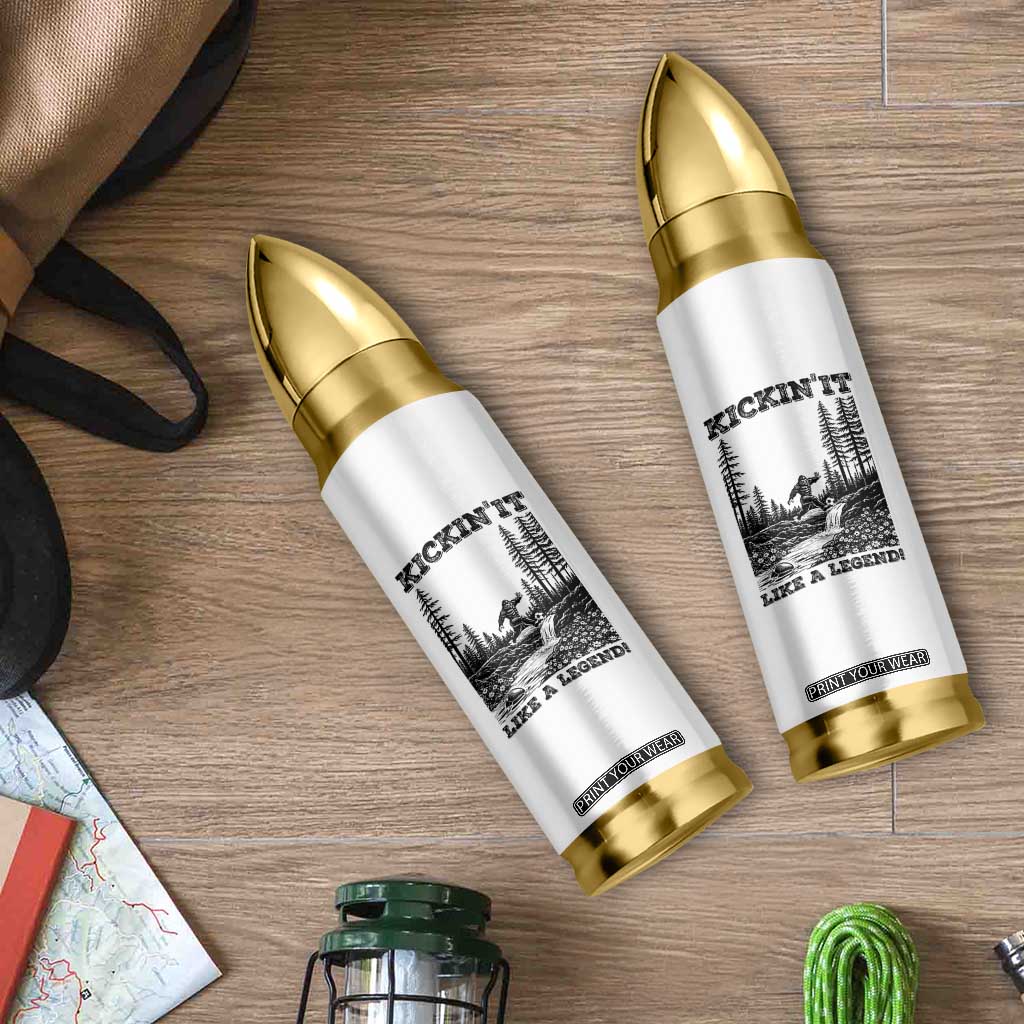 Kickin It Like A Legend Bullet Tumbler Funny Bigfoot Soccer Player TS12 Print Your Wear