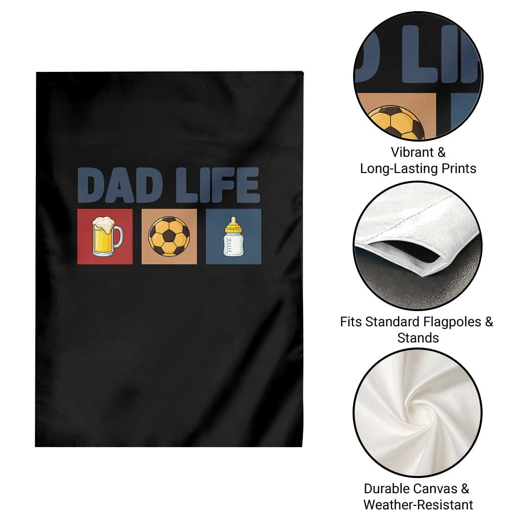 Dad Life Soccer Beer Baby Bottle Garden Flag Fathers Day Gift TS12 Print Your Wear