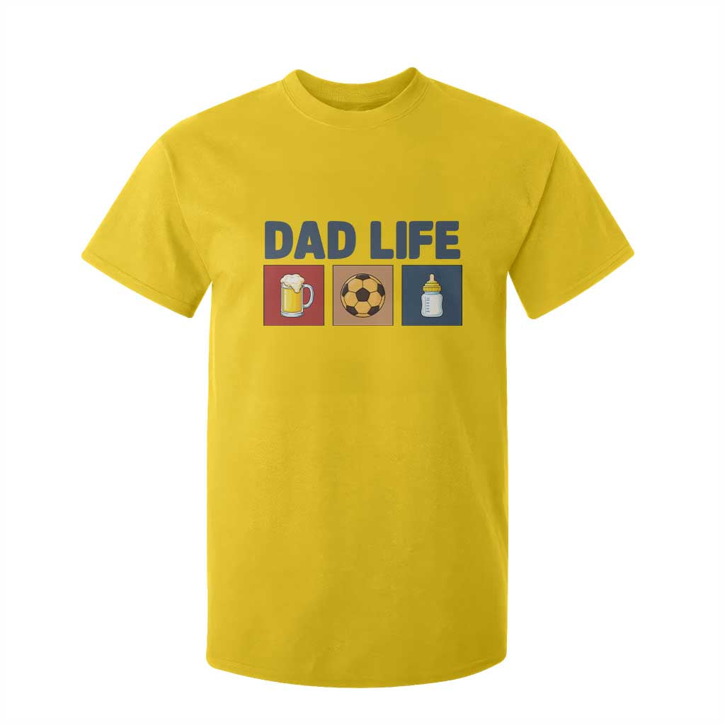 Dad Life Soccer Beer Baby Bottle T Shirt For Kid Fathers Day Gift TS12 Daisy Print Your Wear