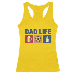 Dad Life Soccer Beer Baby Bottle Racerback Tank Top Fathers Day Gift TS12 Daisy Print Your Wear