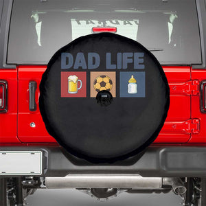 Dad Life Soccer Beer Baby Bottle Spare Tire Cover Fathers Day Gift TS12 Black Print Your Wear