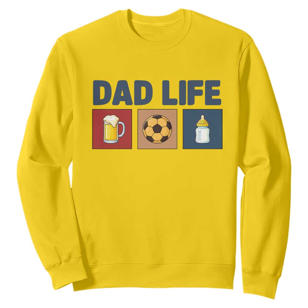 Dad Life Soccer Beer Baby Bottle Sweatshirt Fathers Day Gift TS12 Daisy Print Your Wear