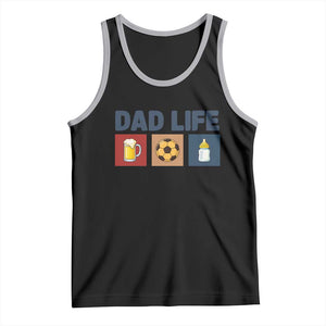 Dad Life Soccer Beer Baby Bottle Tank Top Fathers Day Gift TS12 Black Athletic Heather Print Your Wear