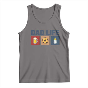Dad Life Soccer Beer Baby Bottle Tank Top Fathers Day Gift TS12 Deep Heather Print Your Wear