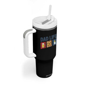 Dad Life Soccer Beer Baby Bottle Tumbler With Handle Fathers Day Gift TS12 Print Your Wear