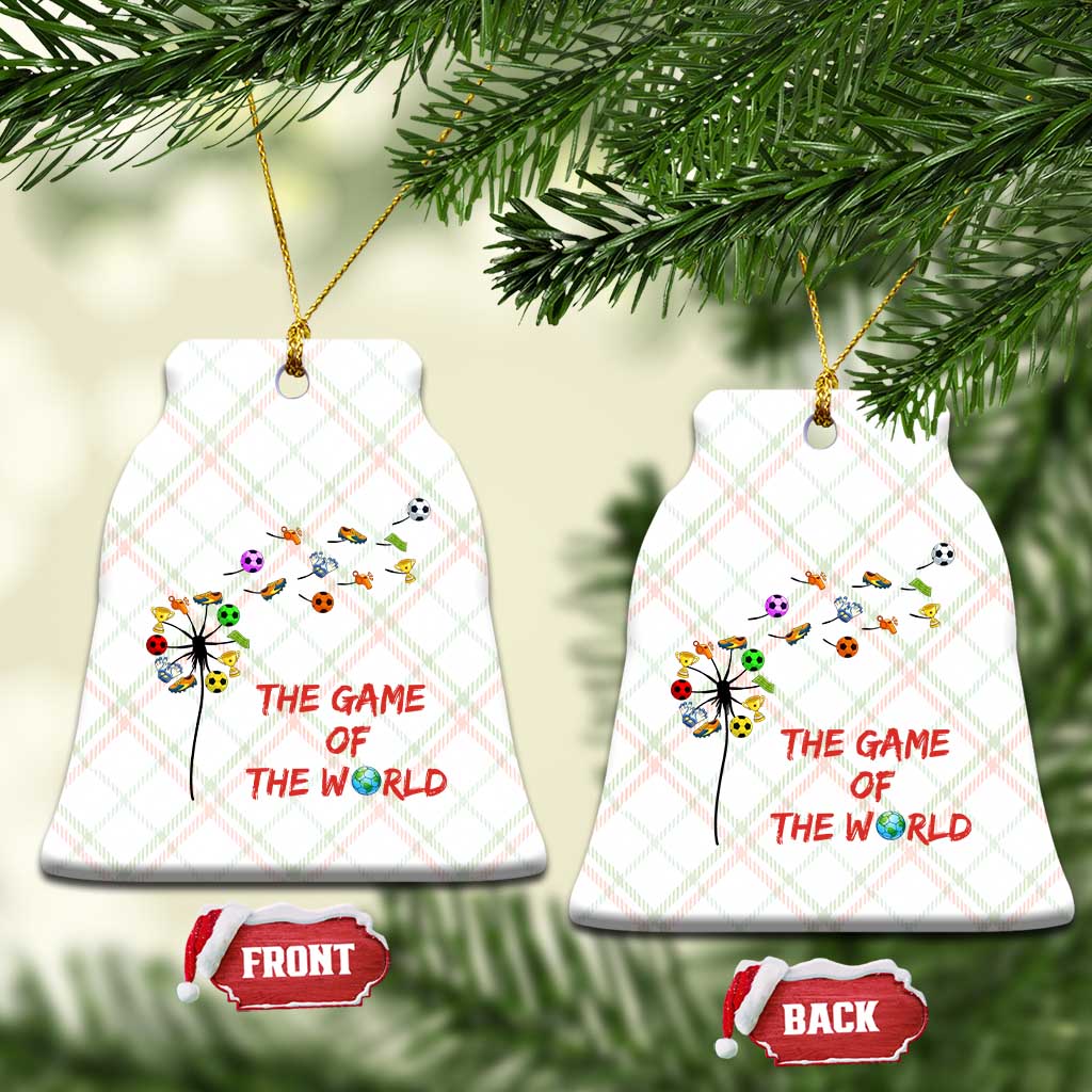 Soccer Dandelion Flower Ceramic Ornament The Game Of The World TS12 Print Your Wear