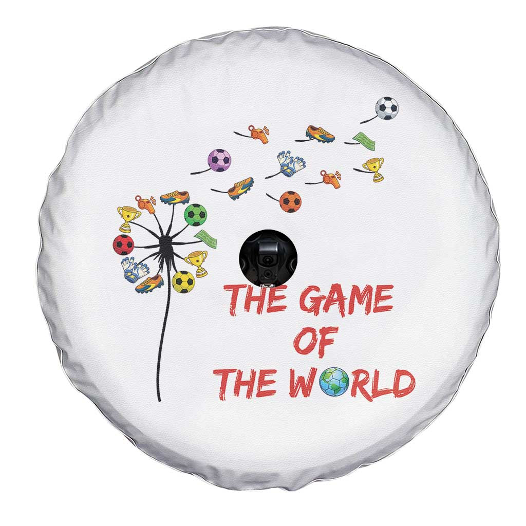 Soccer Dandelion Flower Spare Tire Cover The Game Of The World TS12 Print Your Wear