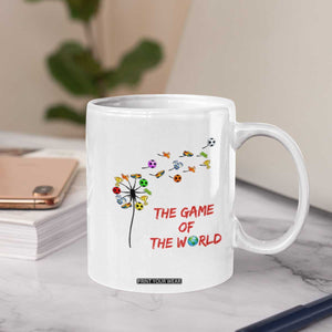 Soccer Dandelion Flower Coffee Mug The Game Of The World TS12 Print Your Wear