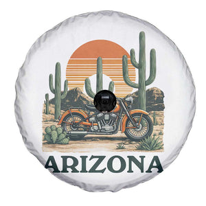 Arizona Motorcycle Spare Tire Cover Vintage Desert Highway Rider Gift TS12 Print Your Wear