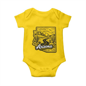 Vintage Arizona Pride Baby Onesie Cactus Desert Western Landscape TS12 Daisy Print Your Wear