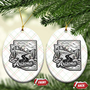 Vintage Arizona Pride Ceramic Ornament Cactus Desert Western Landscape TS12 Print Your Wear
