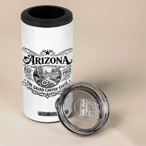 Arizona Desert Wanderlust 4 in 1 Can Cooler Tumbler Vintage Grand Canyon State Est 1912 TS12 Print Your Wear